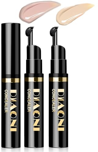 2 Pcs Luminous Eye Corrector Set,Light and Medium Under Eye Colour Corrector Concealer for Dark Circles,Peach and Natural Shades