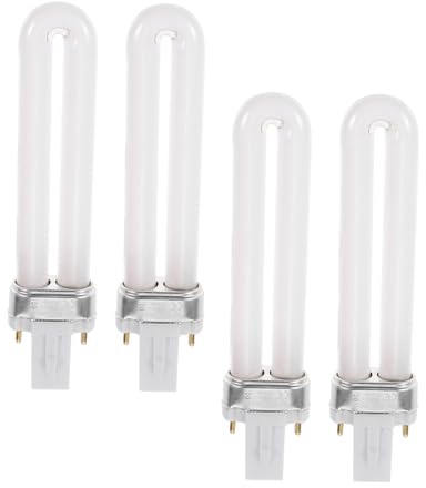 COLLBATH Lampada Per Manicure E Per Unghie In Gel Con Tubo Di Ricambio Per Lampada Fotopolimerizzante Da 4 Pezzi