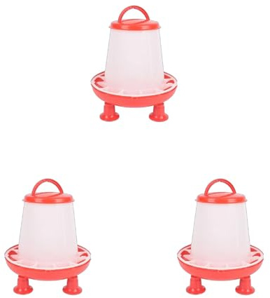 KACCDE Set di irrigazione per pulcini per pollame Kit di abbeveratoio per gambe stabili per pollame per fattoria Set di abbeveratoi per anatre Forniture per irrigazione di pollo