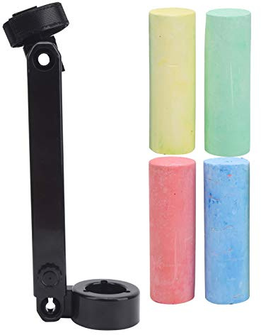 MNDPOAATY Bicycle Doodle Graffiti Pen, Bike Multicolor Chalk Set for Kids, Attachable Wheel Art Toy with 4 Chalks, Creates Colorful Street Drawings While Riding for Boys and Girls