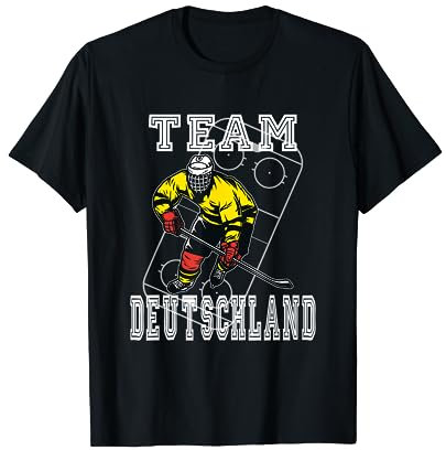 Eishockey Team Deutschland - Eishockeyspieler Eishockeyfeld T-Shirt