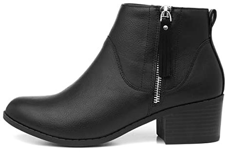 Lilley Maisy Womens Black Ankle Boot - Size 7 UK - Black