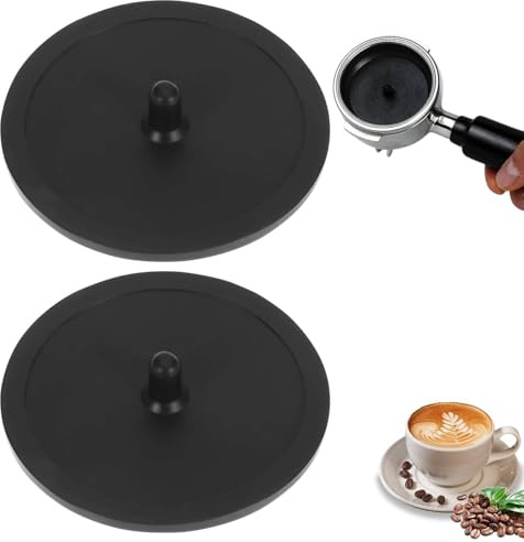 Espresso Backflush Cleaning Disc, 2 Pcs Rubber Backflush Disk Espresso Machine Blind Coffee Machine Blind Filter Cleaning Pad Disk Espresso Machine Rubber Backflush Disk Blind Filter