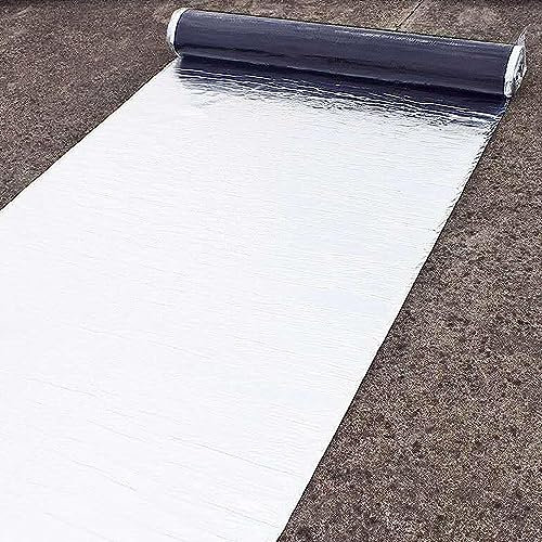 Bitumen-band, självhäftande tätningstejp, takpapp, takreparationstejp, värmebeständig UV-resistent skyddsfilm, för takläckage, ytsprickor, fönsterbrädspalt (0,2 x 1 m)