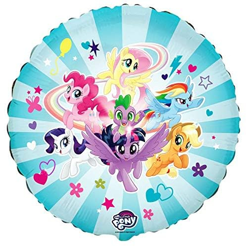 Ballonim® My Little Pony rund ca. 45cm Luftballons Folienballon Party Dekoration Geburtstag