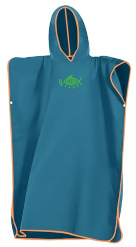 QKTYB Poncho de Bain Adulte, Microfibère Poncho Plage Femme Homme, Serviette Poncho Adulte Rapid Séchage, Poncho Surf Léger avec Capuche pour Surf Piscine Taille Universelle