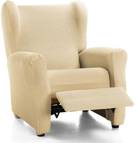 ECOMMERC3 | Funda para Sillón Relax Elástica y Extrasuave Color Beige - Funda para Sillón Relax Ajustable 100% Made in Spain