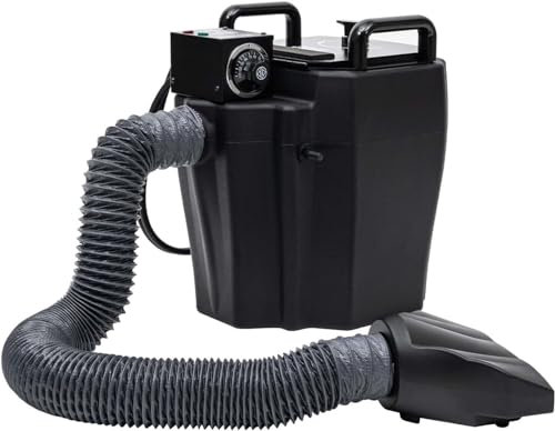 SHAIRMB MáQuina De Niebla 3500w, MáQuina De Humo con Hielo Seco, Niebla De La MáQuina De Humo, Manual De Baja Altura MáQuina De Niebla De Humo, MáQuina De Hielo Seco Stage DJ,Negro,3500W