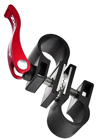 BELLIFFY Angelregenschirmhalter Aus Aluminiumlegierung Schirmstangenhalter Für Angelstuhl Multifunktionales Angelzubehör Passend Für Meisten Schirme Installieren Tragen