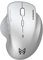 Anmck Souris Bluetooth Rechargeable Ergonomique Silencieuse Argenté, Double Modalité: BT 5.1 + 2,4G, DPI Ajustables 1000/1200/1600 pour Laptop, PC, Mac et Android