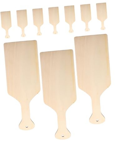 GRIRIW 10pièces Mini Planchettes Bois Avec Poignée Pour Bricolage Et Cuisine Pour Découpe Service Et Projets Diy