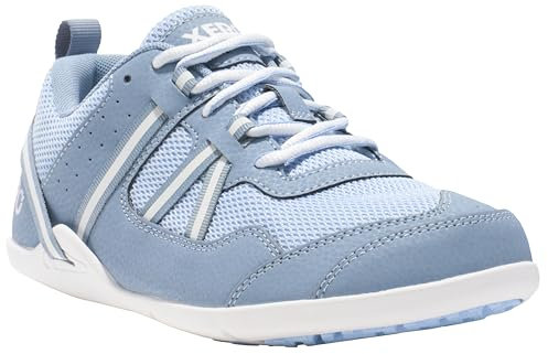 Xero Shoes Prio Korsskor för kvinnor, lätta Zero Drop, barfota, fikon, fläder, Dammig blå, 38.5 EU