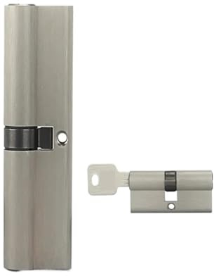 Einsteckschloss-Zylinder,Türschloss-Zylinder Türschlosszylinderkerne in verschiedenen Größen, 5 Schlüssel, Höhe 32 mm, interne und externe Doppelentriegelung, Sicherheitstür-Innentür (Länge 120 mm)(Le