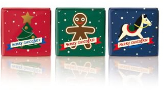 Venchi, Granblend di Natale Latte & Fondenti, 1 Kg di Cioccolatini al Latte e Extra Fondente 75%, Edizione Limitata, Senza Glutine, Segnaposto Natalizio, Idea Regalo Natale