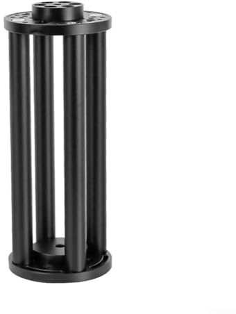 Oniissy Trípode ecuatorial para telescopio astronómico, aleación de aluminio, sección de elevador, sección ecuatorial de 200/300 mm para Eq3 Eq5, ajuste de altura (300 mm, negro)