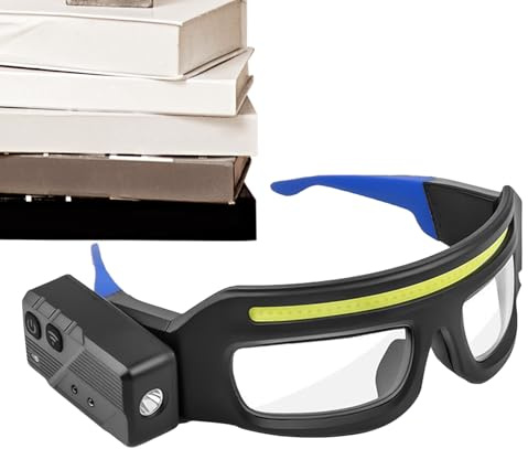 Ylnailky Lunettes de Sécurité pour Hommes Travail,Lunettes de Vélo | Anti-Buée USB-C Pour Sport Conduite Travail Soudage Moto Course