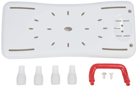 Bath Tub Transfer Bench Portable Bathtub Shower Board Comfortable Stable Safe Easy to Use for Elderly Seniors Disabled Plastic 70x30cm with Handles