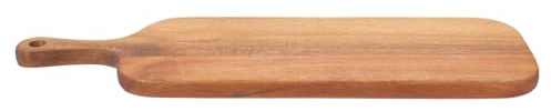 PRETYZOOM Tagliere Multiuso in Legno Leggero in Legno Manico per Cucina, Tagliere Rettangolare Superficie Liscia, per Cena in Famiglia e Servire Pizza o Sushi