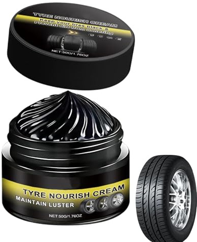 Pâte à polir pour pneus auto 50g de nettoyante puissante longue durée | Pâte de rénovation pour pneus auto Pour l'entretien des dommages accidentels sur les extérieurs des véhicules, roues et moto