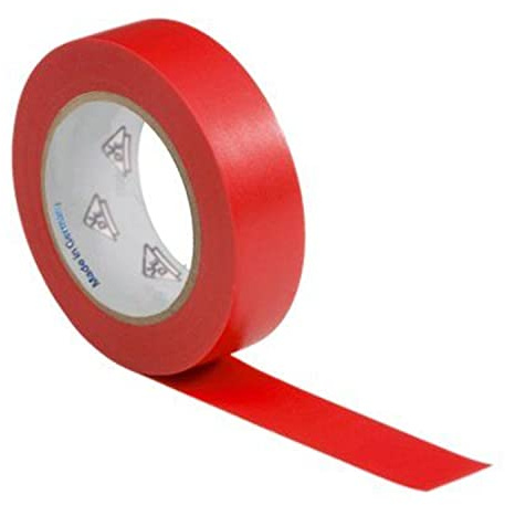 cablepelado – 19 x 0.15 mm-Isolierband 20 Meter, rot
