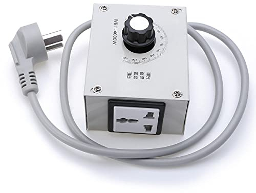 Transformador de voltajeTransformador convertidor de voltaje de potencia de 4000 vatios - Step Up/Down - 110V / 220V - Regulación de voltaje de temperatura de velocidad de atenuación 1 salidas