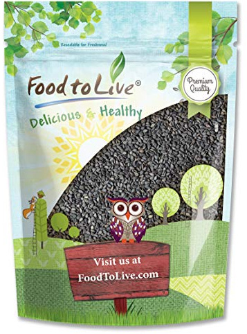 Black Sesame Seeds, 1.5 Pounds - Raw, Unhulled, Kosher, Vegan, Bulk, Kala Til