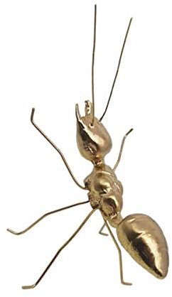 Cabilock Ameisen-Ornamente Ameise Skulptur Skulpturen Desktop-tierverzierung Ameise Tischdekoration Feng-Shui-Statue Messing Tee Haustier Geschenke Fürs Auto Kind Legierung Rasen Metall