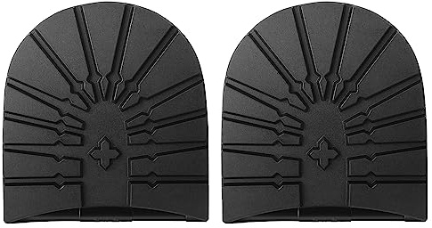 Yosoo Health Gear Rubber Sole Heel Savers Classic Shoe Repair Kit DIY Stick-on Heels Anti-Rutsch-Schuhsohlen, Schuhreparaturpads, Boot Sole Replacement Kit Schuhe Reparaturzubehör(Fersensohlen)