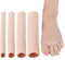 Youery Zehenkappenschutz,4 pcs Stoffschutz für geschlossene Zehenoberfläche mit weichem Gelfutter,Zehenschutz Separator,Schlauchbandage Druckschutz,zur Polsterung der Zehenblende,Hühneraugen,Hornhaut