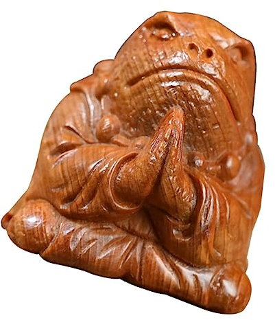 Abaodam Holzskulptur Für Wohndeko Geschnitzte Holzornamente Tischdekoration Holzkunst Zart Geschnitzt