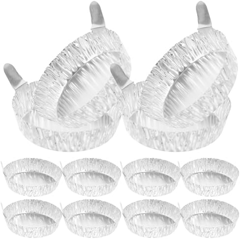 iplusmile 100pièces Coupelles De Pesée Aluminium Avec Poignée Récipients De Pesée Pratiques Pour Laboratoire Échantillons Et Stockage