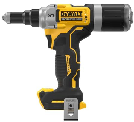 18 V Akku-Nietzange für Nieten von 4,8 mm bis 6,4 mm, bürstenloser Motor, angetrieben durch Powerstack-Batterie, 2 XR-Akkus