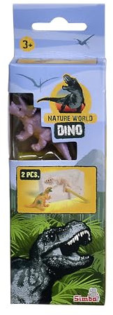 Simba Dino Ausgrabungsset, 12-Fach Sortiert, es Wird nur EIN Artikel geliefert, Skelett zum Aussgraben, mit Werkzeug und Dinosaurierfigur, 6-7cm, ab 3 Jahren