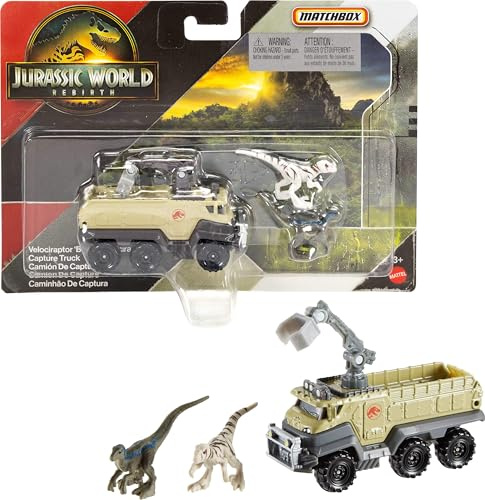 Matchbox Jurassic World Spielzeug-Fahrzeug, Dinosaurier, für Kinder ab 3 Jahren