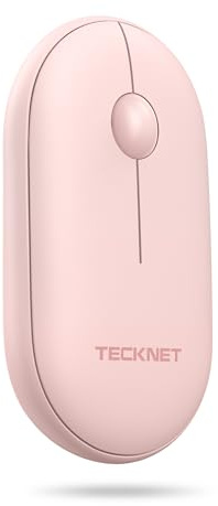 TECKNET Gaming Mouse Wired – RGB Mouse with 6 Programmable Buttons, 8000 DPI, 1000Hz Polling Rate, Lightweight 75g, Multi Button Gamer Mouse for Laptop, PC, Mac, Linux-pink 2
