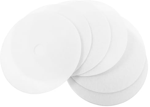 Veemoon Kit de 12 Filtres D’évacuation Ronds pour Sèche-linge, Filtre D’air de Remplacement 235 Mm, Accessoire Entretien pour Conduit D’échappement, Compatible Appareil Électroménager,