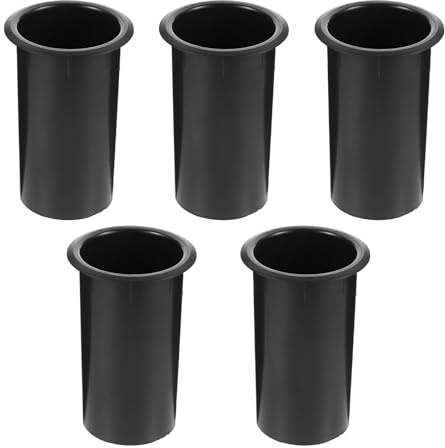 VILLCASE 5 Pezzi Tubo Porta Subwoofer in Plastica 60X110 MM Ricambio Tubo Bass Reflex per Altoparlanti Accessorio Audio Casa per Migliorare Uscita Basse Frequenze Facile Installazione