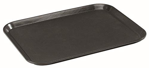 APS 502 Serviertablett Non Slip GN 1/1, 53 x 32,5 cm, Höhe 1,5 cm, rutschfeste Oberfläche, anthrazit