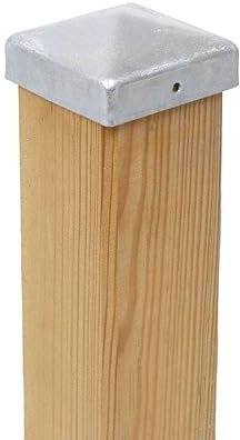 10 x PFOSTENKAPPE PYRAMIDE 71 x 71 MM STAHL FEUERVERZINKT