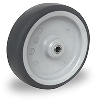 Einbaurad 125 mm Thermoplastisches Gummi Apparaterolle