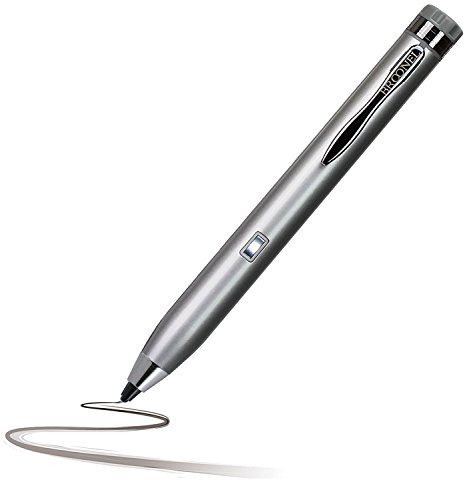 Navitech Broonel silver fin spets digital aktiv pekpenna kompatibel med iRULU 7 Phablet