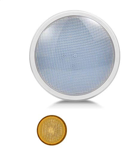 LED PAR56 poolbelysning poollampa 12 V AC IP68 för din pool eller pool i vitt eller varmt vitt i olika effektnivåer ersätter upp till 300 W halogen plats (varmvit, 70 W)