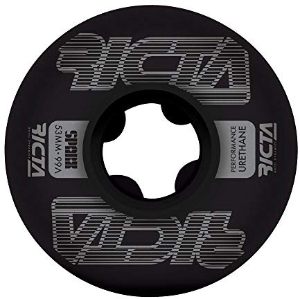 Ricta Wheels Framework Sparx Skateboard-Räder, 99a, Schwarz, 53 mm