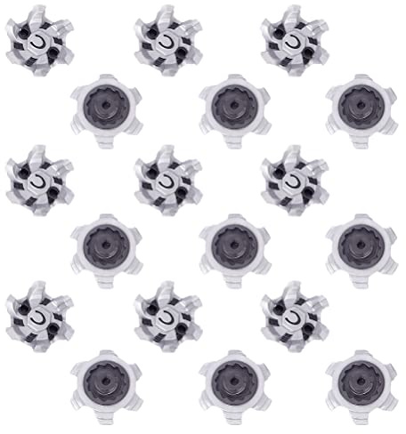 HUSHUI Pointes de Chaussures de Golf, Pointes de Chaussures de Golf 18 pièces pour Chaussures de Golf Goujons Souples en Caoutchouc Crampons de Remplacement Broches de Pointes de Golf