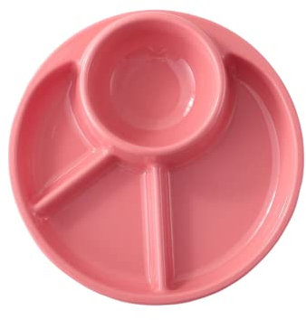 Fondueteller 2 Teiliges Set Fondue Teller Bunt mit 12 Fonduegabeln, Rund 23.2cm/9in