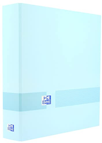 Oxford, Ordner mit 4 Ringen, A4+, Deckelbreite 40 mm, pastellblau, 400160802
