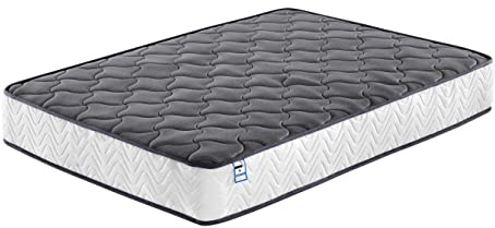 COSMO BUY 4FT Small Double Orthopedic Gel Memory Foam Mattress Comfort with Extra Pressure Relief for Improve sleep & back support Pocket Sprung Breathable Medium Firm w/Soft Fabric Hypoallergenic