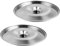 Happyyami 2pezzi Coperchi Acciaio Inossidabile per Barattoli E Pentole Coperchi per Oliera E Contenitori da Cucina Coperchio Metallico Pratico E Leggero per Condimenti E Cucina