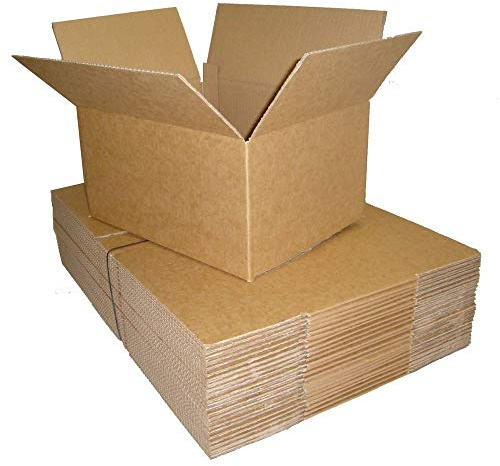 iDEALS UK PACKAGING LTD 10 x 14x10x6 Medium Size Cardboard Packaging Shipping Boxes - 350x250x149mm Internal Measurements - 10 Pack (14'' x 10'' x 6'')