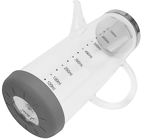 BESTonZON Botella de Spray vinagrera de Salsa Vaso con Tapa Lata de Aceite a Prueba de Fugas Suministro de Cocina Vidrio Castor Botella de vinagre Suministros de Cocina Tanque de Aceite